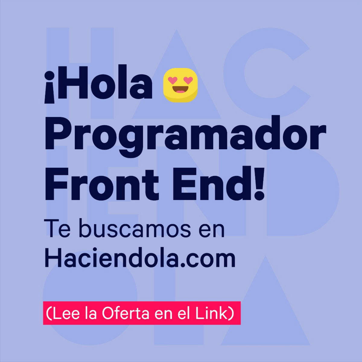 Buscamos Programador/a Frontend