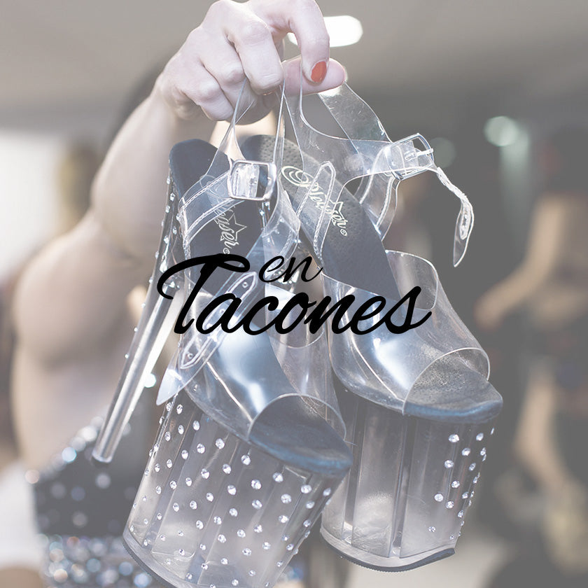 En tacones