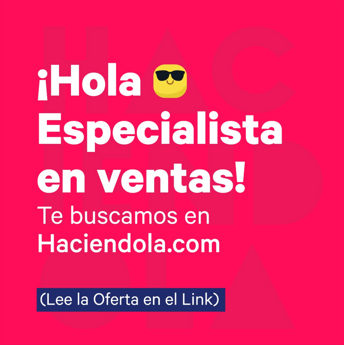 Buscamos Especialista en Ventas