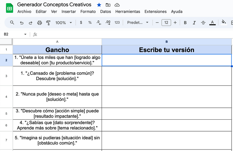 Base de ganchos